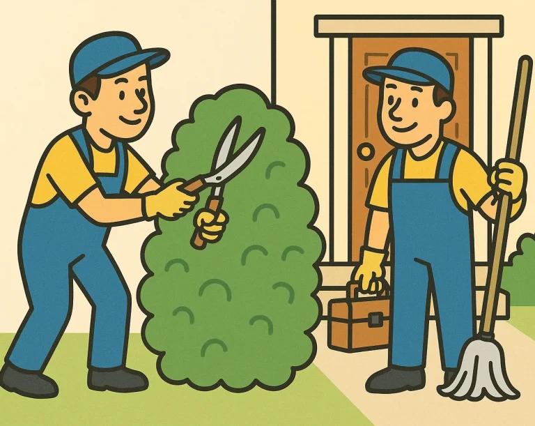 Hausmeisterservice von Besenheld – Rasenpflege, Unkrautentfernung und kleine Instandhaltungen